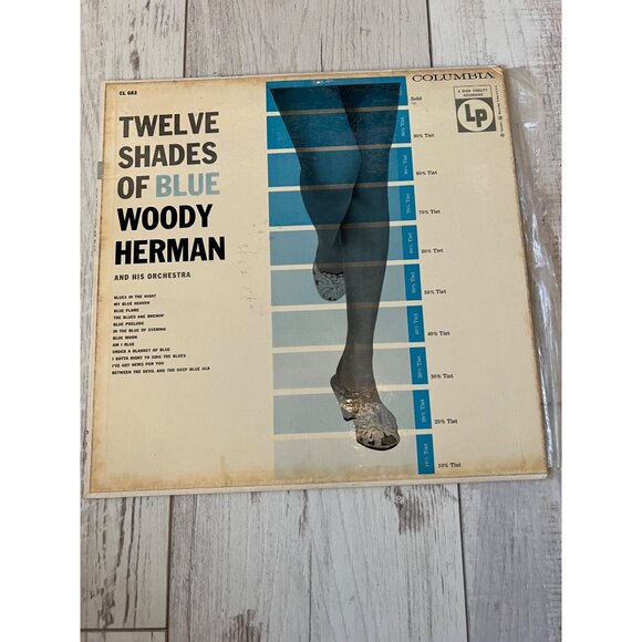 Woody Herman "Twelve Shades Of Blue" Vinyl LP Record Columbia CL 683 - Picture 1 of 5